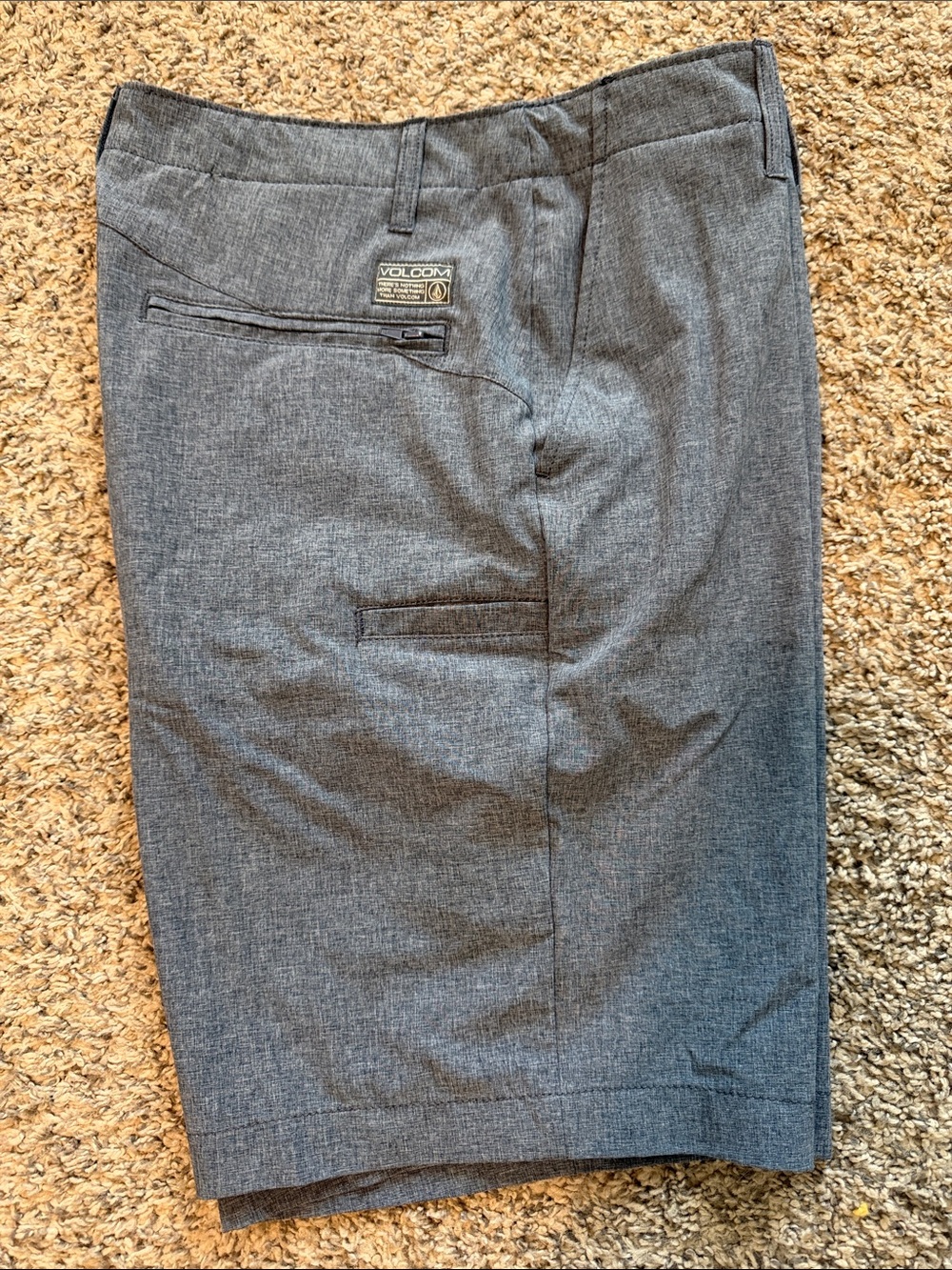 Volcom Men's Heather Gray Hybrid Shorts